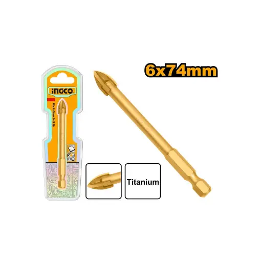[ToolsMart6489] TILE & GLASS DRILL BIT 6MM INGCO (DBG1130601)