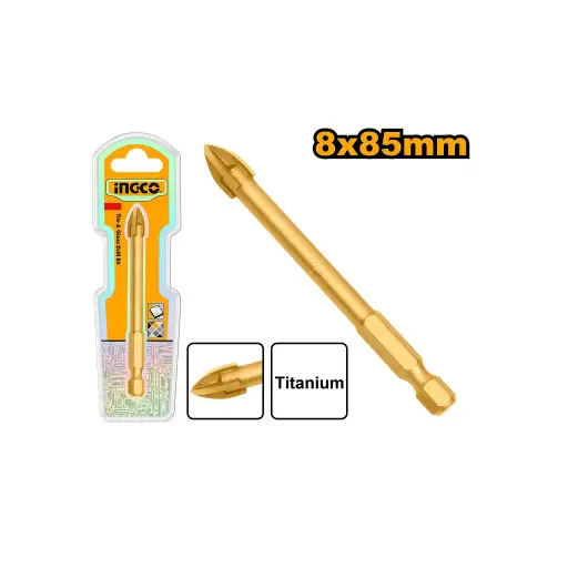 [ToolsMart6490] TILE & GLASS DRILL BIT 8MM INGCO (DBG1130808)