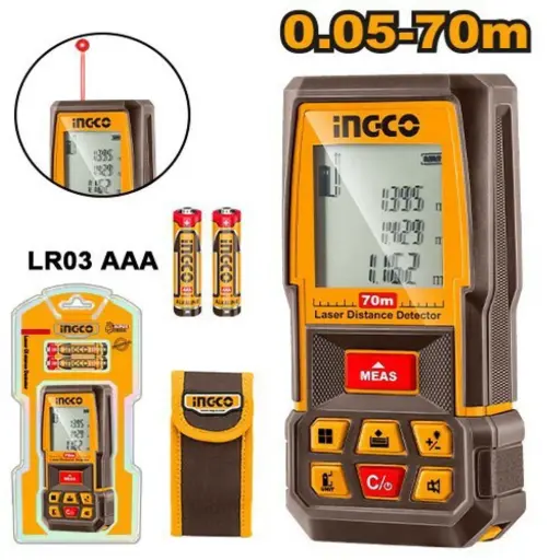 [ToolsMart6513] LASER DISTANCE DETECTOR 70MTR INGCO (HLDD0708)