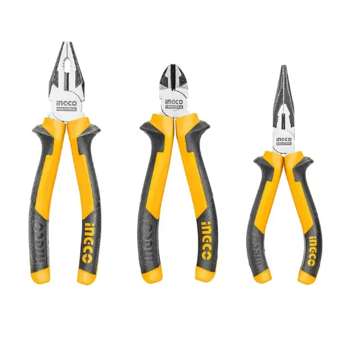[ToolsMart6534] 3PCS PLIERS SET INGCO (HKPS08318)