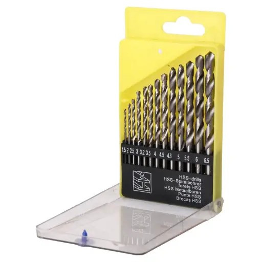 [ToolsMart6560] 13 PCS HSS DRILL BIT SET CHESTON