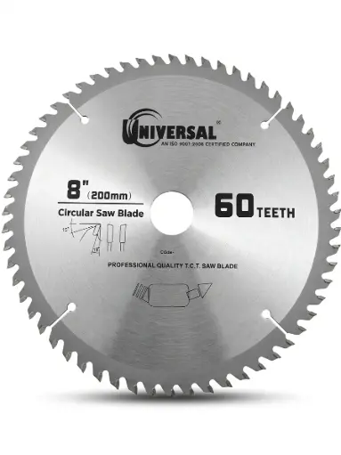 [ToolsMart6880] TCT SAW BLADE 8" 60T UNIVERSAL CODE NO-728