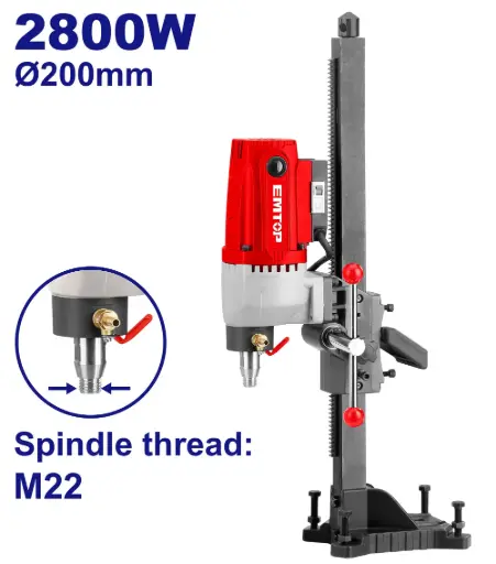 [ToolsMart6930] DIAMOND DRILLING MACHINE 2800W EMTOP (EDDM280020)