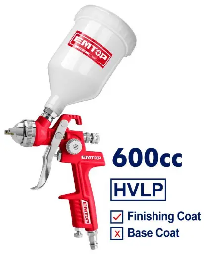 [ToolsMart7109] AIR SPRAY GUN 600CC EMTOP (EASG06001)