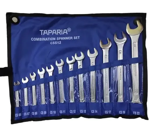 [ToolsMart7086] 12 PCS COMBINATION SPANNER SET TAPARIA (CSS12)