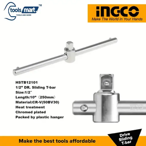[toolsmart1472] 1/2" DR. SLIDING T-BAR INGCO (HSTB12101)