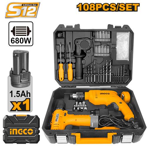 [toolsmart1488] 108 PCS TOOLS SET INGCO (HKTHP11081)