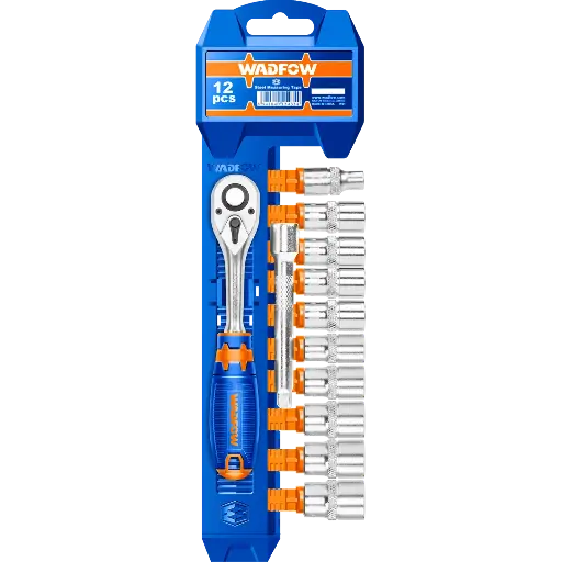 [toolsmart1495] 12 PCS 1/2" SOCKET SET WADFOW (WST2212)