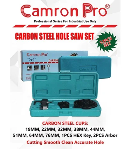 [toolsmart1500] 12 PCS HOLESAW SET CAMRON PRO