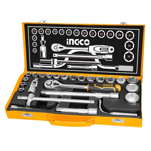[ToolsMart330] 24 PCS 1/2" SOCKET SET ( HKTS0243)