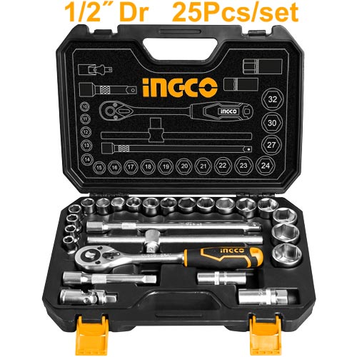 [TMI265] 25PCS 1/2 SOCKET SET (HKTS12251)