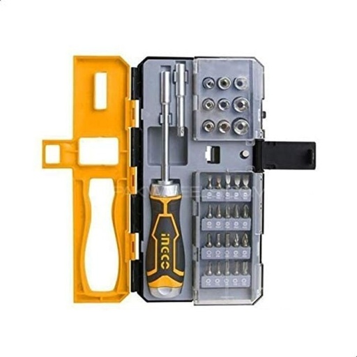 [toolsmart1569] 33 PCS SCREWDRIVER SET INGCO (HKSDB0338)