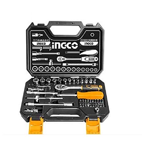 [toolsmart1584] 45PCS 1/4 SOCKET SET (HKTS14451)