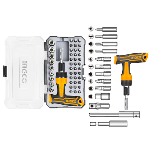 [toolsmart1587] 47 PCS SCREWDRIVER SET INGCO (HKSDB0478)
