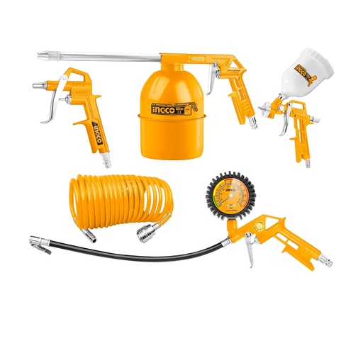 [toolsmart1592] 5 PCS AIR TOOL SET INGCO (AKT0053-3)