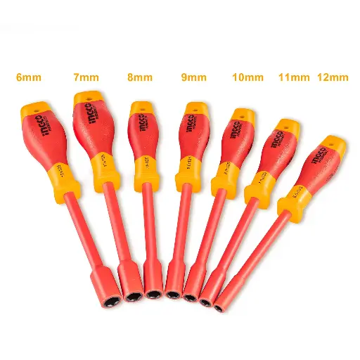 [ToolsMart4216] 7PCS INSULATED NUT SCREW SET INGCO (HKISD0701)