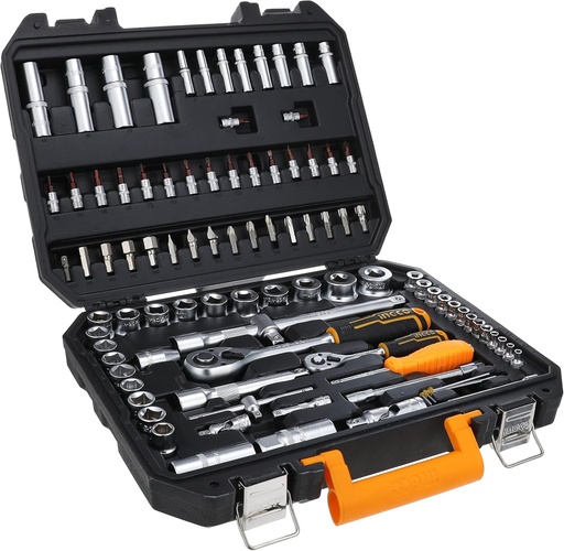 [toolsmart1626] 94PCS 1/4" & 1/2" SOCKET SET INGCO (HKTS42941)
