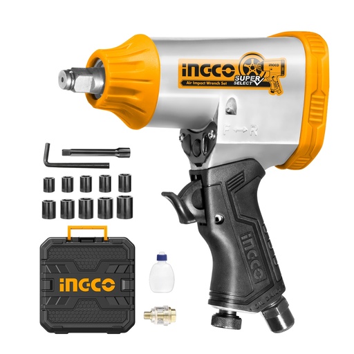 [toolsmart1693] AIR IMPACT WRENCH 12.5MM INGCO (AIW12312)