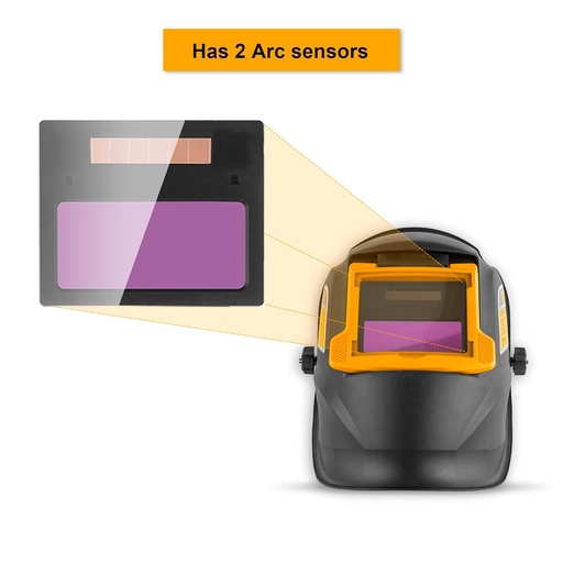 [ToolsMart1875] AUTO DARKENING WELDING HELMET (AHM009)