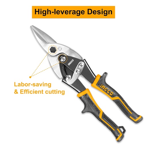 [toolsmart1830] AVIATION SNIP 10" INGCO (HTSN0110S)