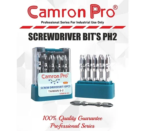 [toolsmart29] BOTH SIDE SCREWDRIVER BIT CAMRON PRO (CODE:G-11)-1PC