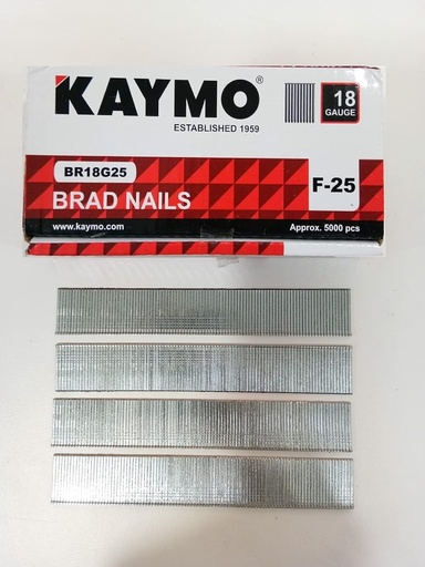 [toolsmart40] BRAD NAILS KAYMO (BR18G25)