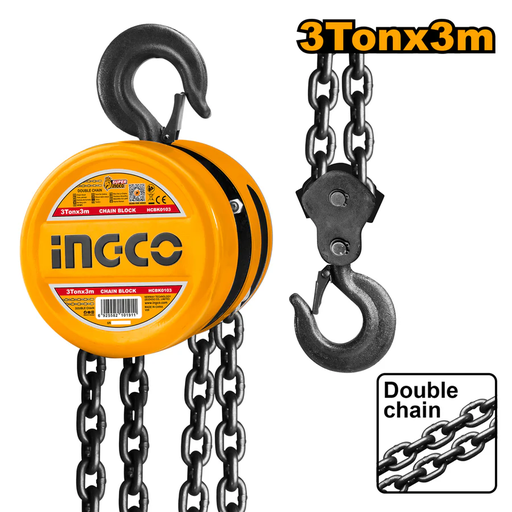 [TMI500] CHAIN BLOCK 3 TON INGCO (HCBK0103)