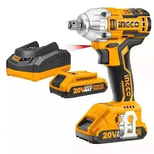[toolsmart2067] CORDLESS IMPACT WRENCH 300NM INGCO (CIWLI2038)