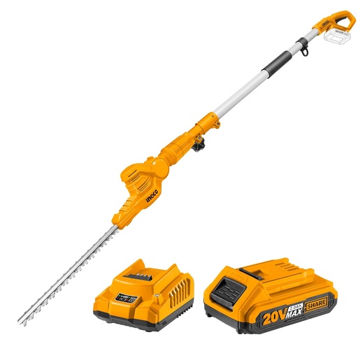 [toolsmart2078] CORDLESS POLE HEDGE TRIMMER INGCO (CPHT2016012)
