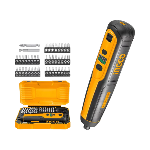 [toolsmart2088] CORDLESS SCREWDRIVER 4V INGCO (CSDLI0403)