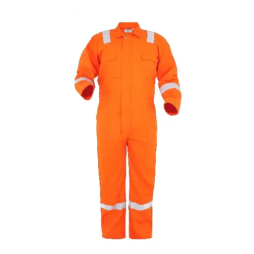 [TMI294] COTTON BOILER SUIT ORANGE