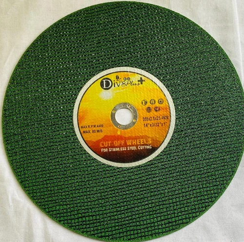 [toolsmart2146] CUTTING WHEEL GREEN  DIVS 14"