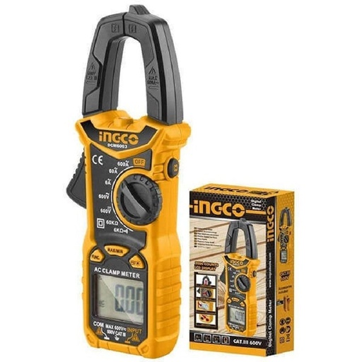 [toolsmart2158] DC/AC CLAMP METER 600A (DCM6005)