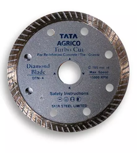 [ToolsMart62] DIAMOND SAW BLADE 4" 105MM TATA TURBO (DST400)