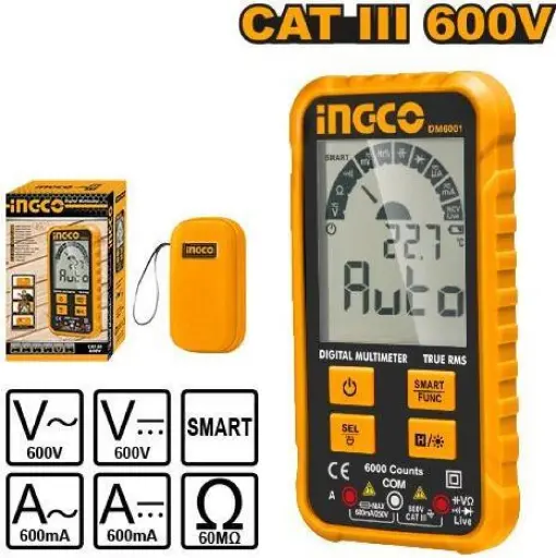 [ToolsMart801] DIGITAL MULTIMETER INGCO (DM6001)