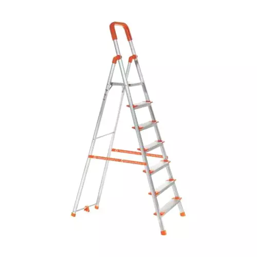 [ToolsMart4742] DOMESTIC ALUMINIUM LADDER 7 STEP