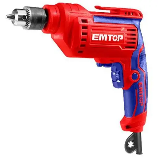 [TMI4671] ELECTRIC DRILL 500W 10MM EMTOP (EEDL501)