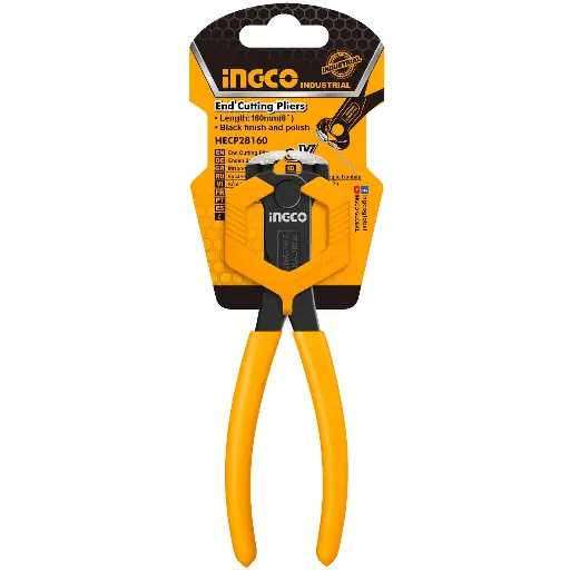 [ToolsMart4639] END CUTTING PLIERS 7" INGCO (HECP02180)