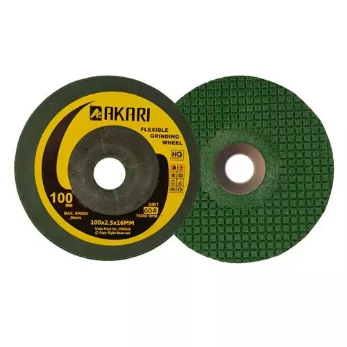 [ToolsMart4532] FLEXIBLE GRINDING WHEEL 4" 60# AKARI