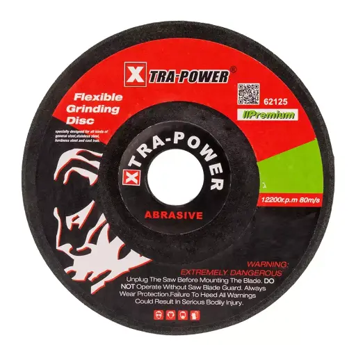 [ToolsMart4531] FLEXIBLE GRINDING WHEEL 4" 80#