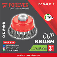 [ToolsMart4495] FOREVER WIRE CUP BRUSH 3"