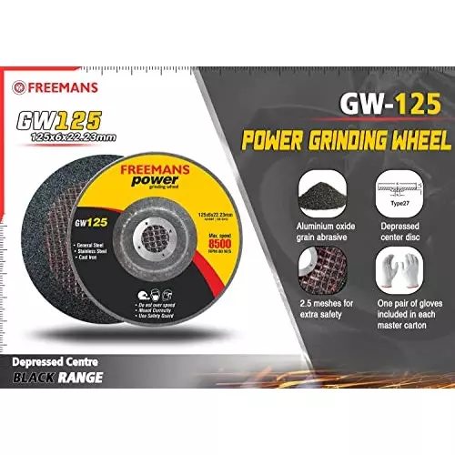 [ToolsMart4488] FREEMANS GRINDING WHEEL 5"