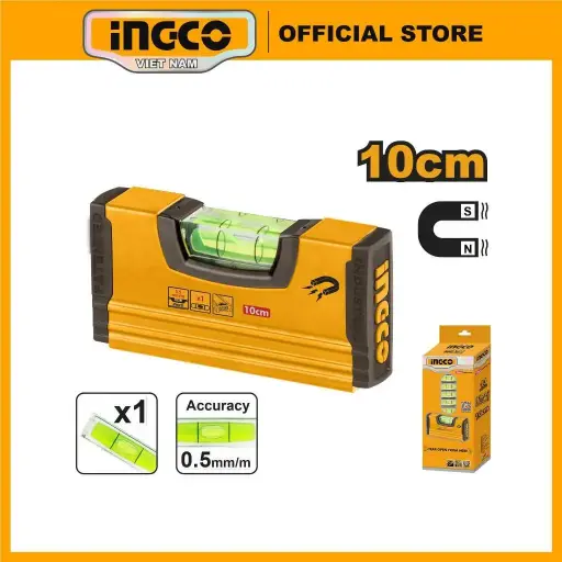 [ToolsMart4366] HAND LEVEL 10CM INGCO (HMSL03101)