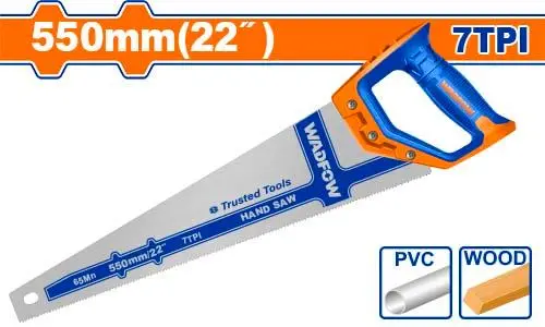 [ToolsMart4343] HAND SAW 550MM 22" WADFOW (WHW1122)