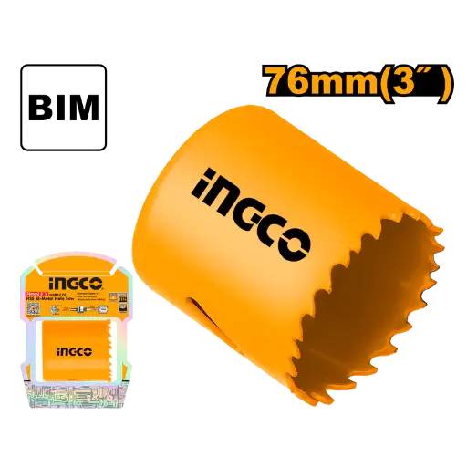 [toolsmart2617] HSS BI-METAL HOLESAW 76MM INGCO (HSB10761)