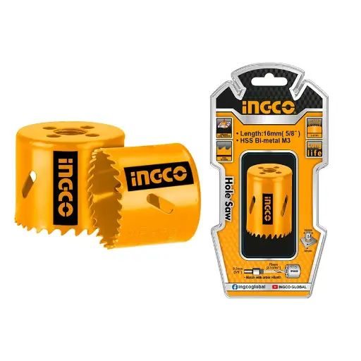 [toolsmart2613] HSS 22MM BI-METAL HOLESAW INGCO (HSB10221)