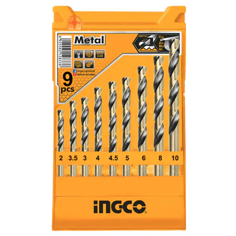 [toolsmart2634] HSS TWIST DRILL BITS 9 PCS SET (AKD1095)