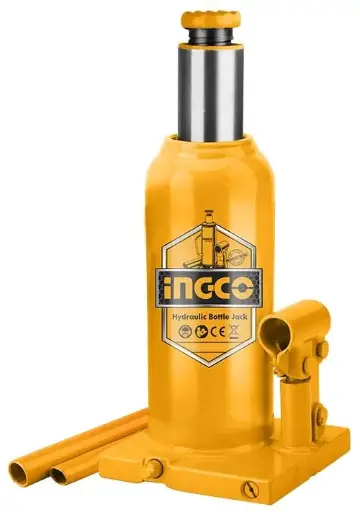 [toolsmart2640] HYDRAULIC BOTTLE JACK 12 TON INGCO (HBJ1202)