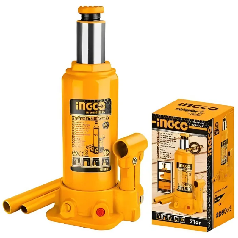 [toolsmart2642] HYDRAULIC BOTTLE JACK 20TON INGCO (HBJ2002)