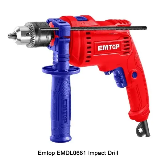 [ToolsMart1474] IMPACT DRILL 680W 13MM EMTOP (EMDL0681)